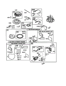 Short Block  /  Motor-Starter parts for Briggs & Stratton Lawn & Garden Engine 445677-0479-E1 from AppliancePartsPros.com