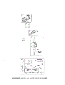 Crankshaft / Intake Manifold parts for Briggs & Stratton Lawn & Garden Engine 445677-0955-G5 from AppliancePartsPros.com