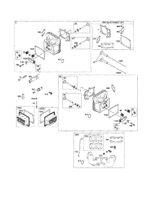 Head-Cylinder / Manifold-Intake parts for Briggs & Stratton Lawn & Garden Engine 445700 (0027-0594) from AppliancePartsPros.com
