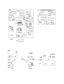 Carburetor / Muffler parts for Briggs & Stratton Lawn & Garden Engine 445700 (0027-0594) from AppliancePartsPros.com