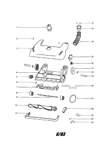 Base / Hood parts for Eureka Upright Vacuum 4459AS from AppliancePartsPros.com