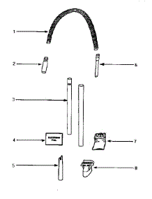 Hose Assembly parts for Eureka Upright Vacuum 4460A from AppliancePartsPros.com