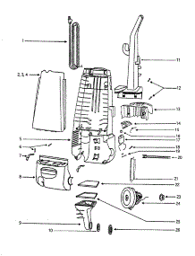 Motor Cover Assembly parts for Eureka Upright Vacuum 4460DT-1 from AppliancePartsPros.com