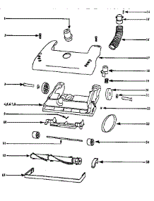 Base Assembly parts for Eureka Upright Vacuum 4465AT from AppliancePartsPros.com