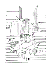 Handle And Bag Housing parts for Eureka Upright Vacuum 4465AT from AppliancePartsPros.com