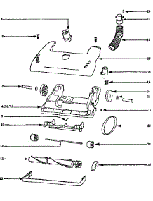 Base Assembly parts for Eureka Upright Vacuum 4465ATM from AppliancePartsPros.com