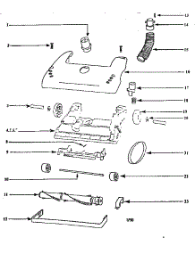 Base Assembly parts for Eureka Upright Vacuum 4465DTN from AppliancePartsPros.com