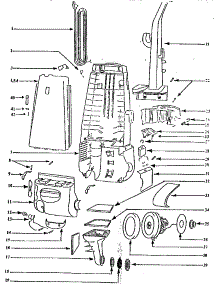 Handle And Bag Housing parts for Eureka Upright Vacuum 4465DTN from AppliancePartsPros.com