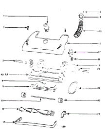 Base Assembly parts for Eureka Upright Vacuum 4465DTZ from AppliancePartsPros.com