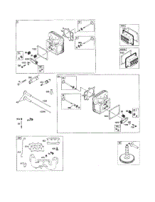 Head-Cylinder / Camshaft parts for Briggs & Stratton Lawn & Garden Engine 44660 (0366-0470) from AppliancePartsPros.com