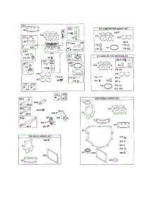 Carburetor / Gasket Set / Overhaul Kit parts for Briggs & Stratton Lawn & Garden Engine 44660 (0366-0470) from AppliancePartsPros.com