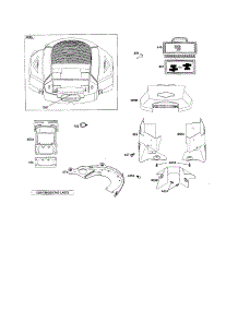Housing-Blower / Back Plate parts for Briggs & Stratton Lawn & Garden Engine 44660 (0366-0470) from AppliancePartsPros.com
