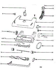 Base Assembly parts for Eureka Upright Vacuum 4466DT from AppliancePartsPros.com