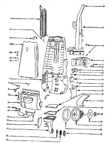 Handle And Bag Housing parts for Eureka Upright Vacuum 4466DT from AppliancePartsPros.com