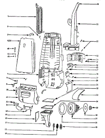 Handle And Bag Housing parts for Eureka Upright Vacuum 4466DTV from AppliancePartsPros.com