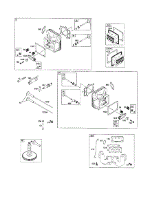 Head-Cylinder / Camshaft parts for Briggs & Stratton Lawn & Garden Engine 446700 (0025-0365) from AppliancePartsPros.com