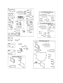 Carburetor / Gasket Set / Overhaul Kit parts for Briggs & Stratton Lawn & Garden Engine 446700 (0025-0365) from AppliancePartsPros.com