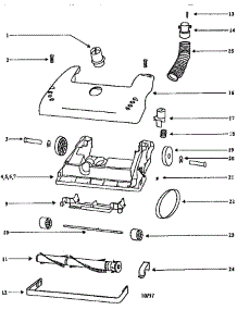 Base Assembly parts for Eureka Upright Vacuum 4470AT from AppliancePartsPros.com