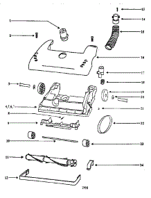 Base Assembly parts for Eureka Upright Vacuum 4470ATV from AppliancePartsPros.com
