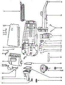 Handle And Bag Housing parts for Eureka Upright Vacuum 4470ATV from AppliancePartsPros.com