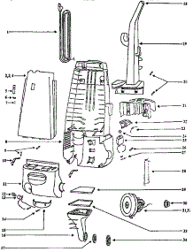 Handle And Bag Housing parts for Eureka Upright Vacuum 4471AT from AppliancePartsPros.com