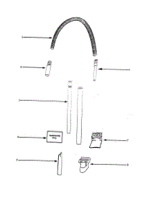 Hose And Attachment parts for Eureka Upright Vacuum 4471AT-2 from AppliancePartsPros.com
