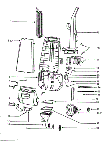 Motor Cover Assembly parts for Eureka Upright Vacuum 4472BT from AppliancePartsPros.com