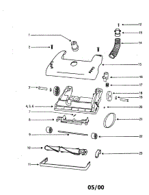 Base parts for Eureka Upright Vacuum 4476BT from AppliancePartsPros.com