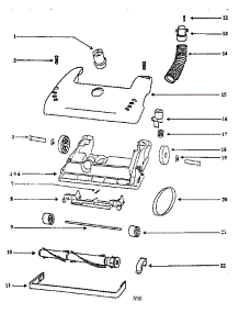 Base Assembly parts for Eureka Upright Vacuum 4480AT from AppliancePartsPros.com