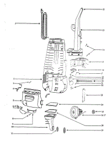 Handle And Motor Housing parts for Eureka Upright Vacuum 4480ATF from AppliancePartsPros.com