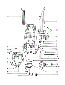 Motor Cover parts for Eureka Upright Vacuum 4480BT-2 from AppliancePartsPros.com