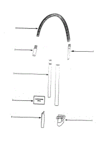 Hose And Attachments parts for Eureka Upright Vacuum 4481AT-2 from AppliancePartsPros.com