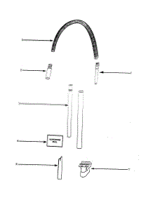 Hose And Attachment parts for Eureka Upright Vacuum 4481ATF from AppliancePartsPros.com