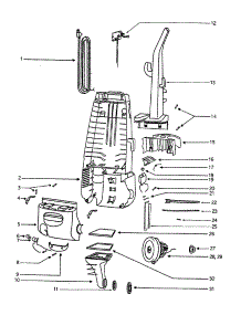 Handle Assembly parts for Eureka Upright Vacuum 4482AT from AppliancePartsPros.com