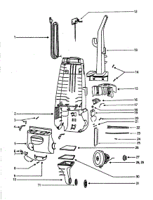 Body parts for Eureka Upright Vacuum 4482AT-1 from AppliancePartsPros.com