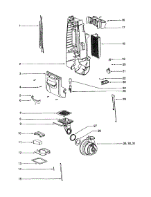 Motor Cover parts for Eureka Upright Vacuum 4484AT from AppliancePartsPros.com