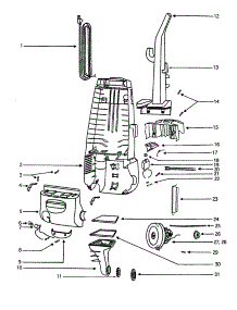 Motor Cover Assembly parts for Eureka Upright Vacuum 4484BT from AppliancePartsPros.com