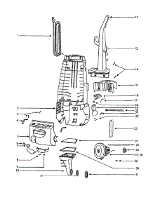 Motor Cover parts for Eureka Upright Vacuum 4484BT-1 from AppliancePartsPros.com