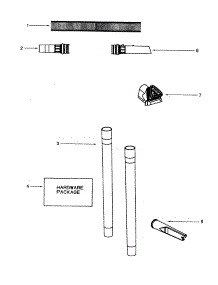 Hose Attachments parts for Eureka Upright Vacuum 4485AT from AppliancePartsPros.com