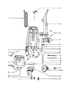 Motor Cover parts for Eureka Upright Vacuum 4485BT-2 from AppliancePartsPros.com