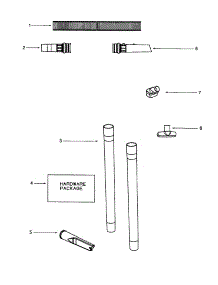 Hose parts for Eureka Upright Vacuum 4485BT-2 from AppliancePartsPros.com
