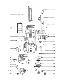 Motor Cover parts for Eureka Upright Vacuum 4496AW from AppliancePartsPros.com