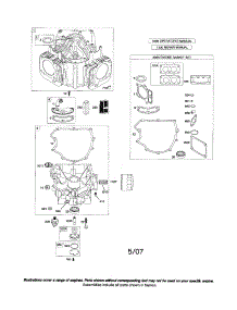 Cylinder / Sump parts for Briggs & Stratton Lawn & Garden Engine 44K700 (0026-0124) from AppliancePartsPros.com