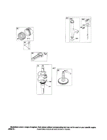 Crankshaft / Camshaft parts for Briggs & Stratton Lawn & Garden Engine 44K700 (0026-0124) from AppliancePartsPros.com