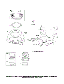 Housing / Cover / Plate parts for Briggs & Stratton Lawn & Garden Engine 44K700 (0026-0124) from AppliancePartsPros.com