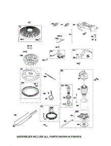 Starter Motor / Flywheel parts for Briggs & Stratton Lawn & Garden Engine 44M777-0790-E1 from AppliancePartsPros.com