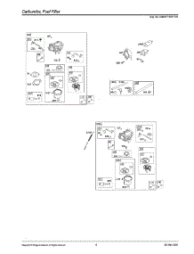 Cabruretor / Fuel Filter parts for Briggs & Stratton Lawn & Garden Engine 44N677-0027-G1 from AppliancePartsPros.com