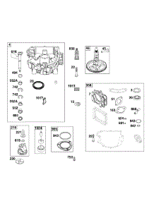 Crankcase Cover / Sump parts for Briggs & Stratton Lawn & Garden Engine 44N677-0055-G1 from AppliancePartsPros.com