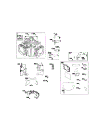 Cylinder parts for Briggs & Stratton Lawn & Garden Engine 44N777-0002-G1 from AppliancePartsPros.com