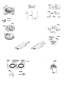Flywheel / Alternator parts for Briggs & Stratton Lawn & Garden Engine 44N877-0005-G1 from AppliancePartsPros.com